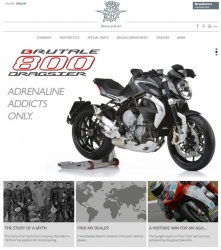 Un nouveau site web pour MV Agusta