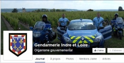 page facebook gendarmerie Indre et Loire