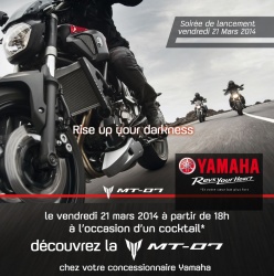 Lancement de la Yamaha MT-07