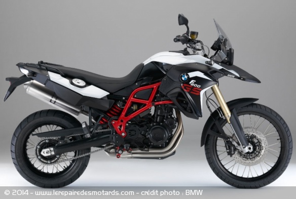 BMW F800GS Light white / Black storm metallic