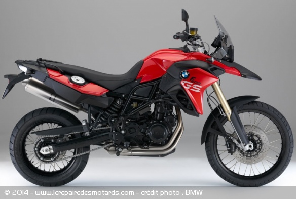 BMW F800GS Racing red