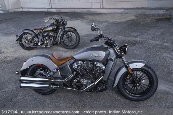 Indian Scout en gris