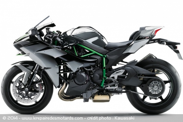 Sportive Kawasaki Ninja H2