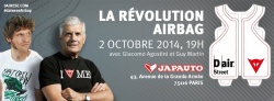 Présentation de l'Airbag Dainese à Paris