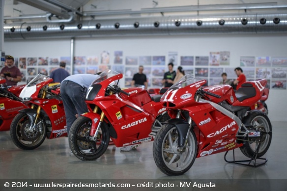 Les machines de course Cagiva