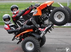 Tentative de record du monde en quad à Mulhouse