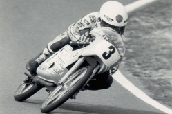 Patrick Plisson sur l'ABF 50 lors du Grand Prix d'Assen 1979 - crédit photo : DR