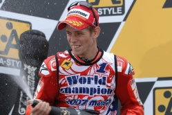 Casey Stoner lors de son titre en 2007 avec Ducati