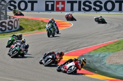 Ouverture du Superstock à Aragon - crédit photo : Dorna