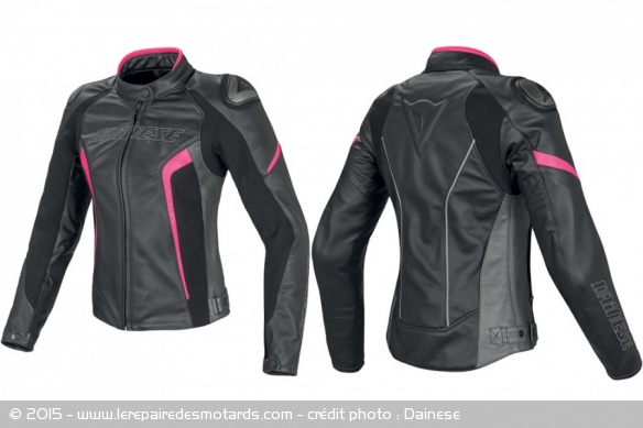 Blouson en cuir Dainese Lady Racing D1