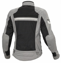 Blouson Rush pour femme de dos en version gris et noir