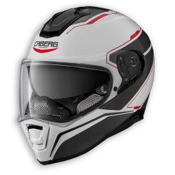 Caberg décline son casque intégral Drift en blanc, noir et rouge