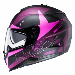 Casque IS-17 HJC version fuschia 