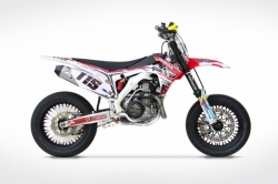 Ligne d'échappement complète Zard pour la Honda CRF 450