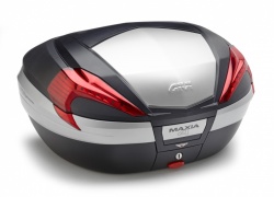 Top case Givi Maxia 4e génération gris noir et rouge