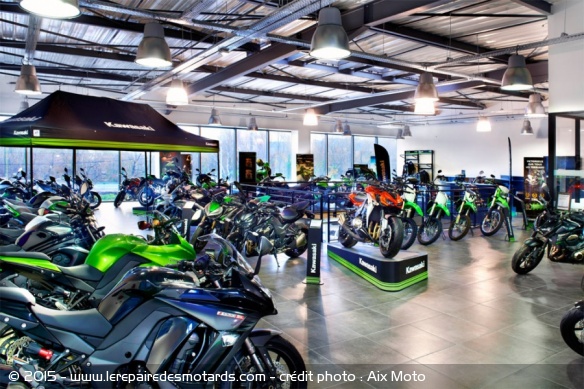 Une concession Kawasaki à Aix