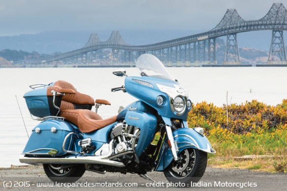 Indian Roadmaster Blue Diamond