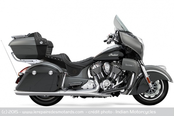 Indian Roadmaster Storm Grey and Thunder Black