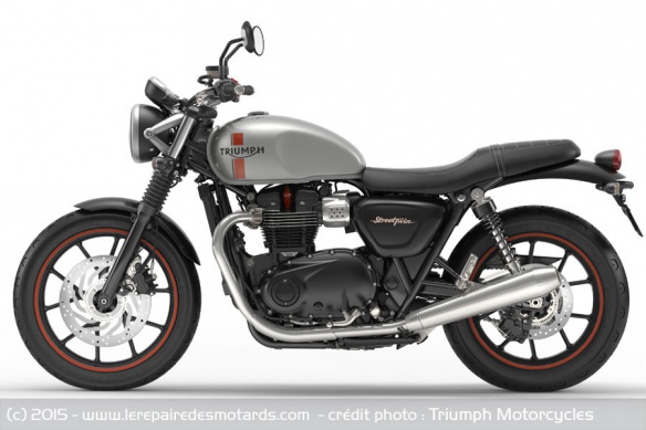 Triumph Street Twin Aluminium Silver