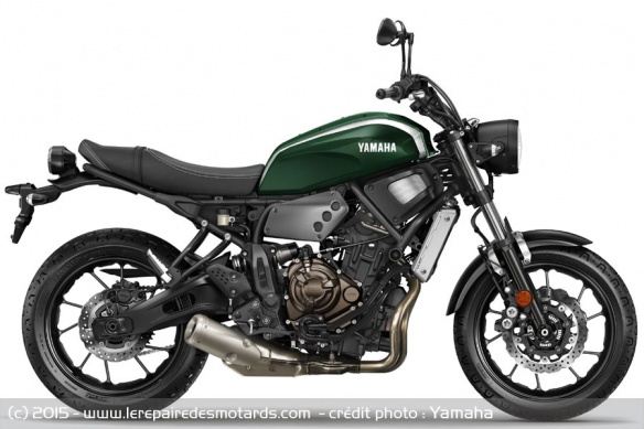 Yamaha XSR 700 Green Forest