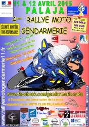 Rallye Moto Gendarmerie dans l'Aude