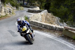 La route du Mont Faron lors du dernier Dark Dog Moto Tour