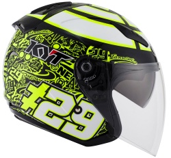 Casque jet Kyt HellCat Replica Iannone