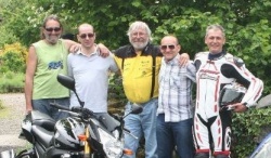 André Courbon sur le Moto Tour