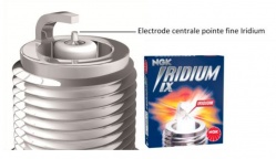 Electrode bougies NGK Iridium IX