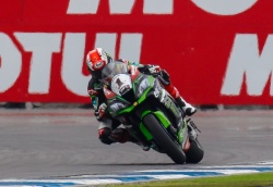 Jonathan Rea en action en Thaïlande