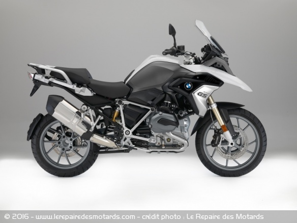 BMW R 1200 GS 2017 en blanc