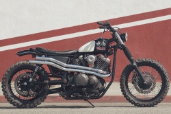 Prépa SCR950 Chequered Scrambler par Brat Style