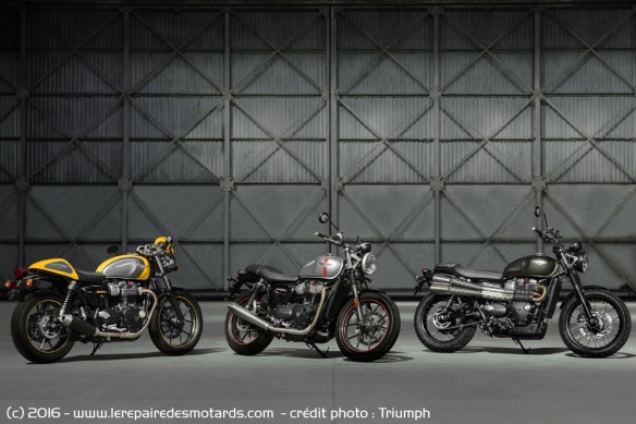 Cup, Twin et Scrambler : la famille Street au grand complet