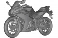 Suzuki GSX R 250 sort ombre