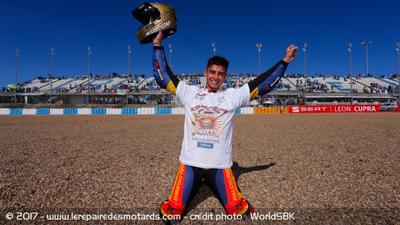 Marc Garca, sacré Champion WorldSSP300 à Jerez