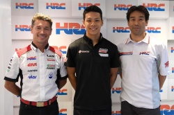 Lucio Cecchinello, Takaaki Nakagami et Yoshishige Nomura