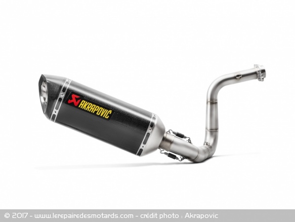 Lignes Akrapovic Racing Line carbone pour la BMW G310 R