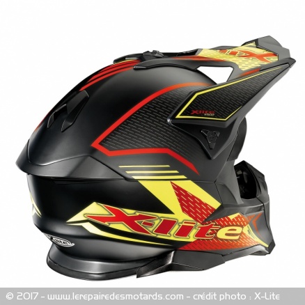 Casque cross X-Lite X-502 de derrière