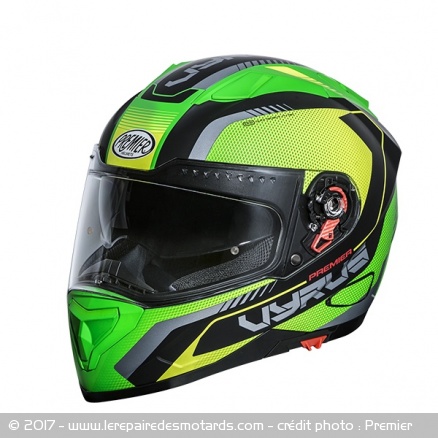 Casque intégral Premier Vyrus vert