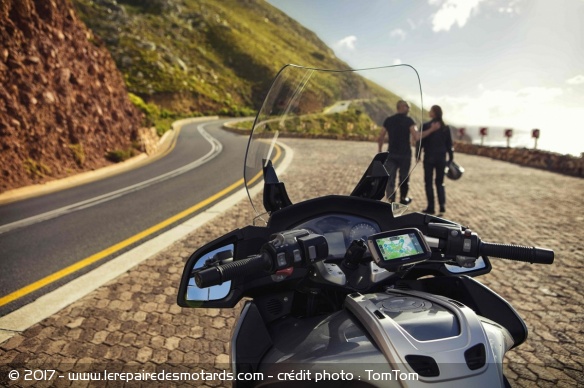 GPS TomTom Rider sur moto