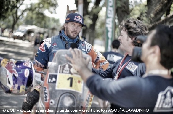 Interview du leader du Dakar, Toby Price (KTM)