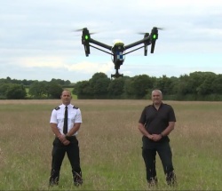 Les drones entrent dans la police anglaise