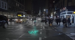 Un laser pour la sécurité des cyclistes par Citi Bike