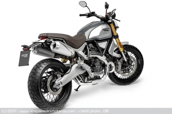 Double échappement sur Ducati Scrambler 1100 Special