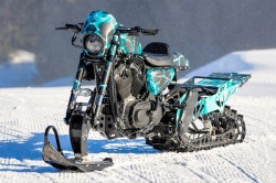 Harley-Davidson Roadster Snow Drag