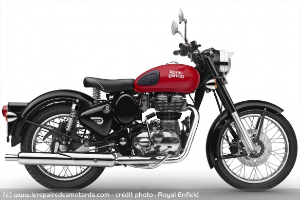 Royal Enfield Classic 500 Redditch red