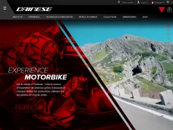 Un nouveau site web pour Dainese