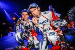 Bincaz et Ferrer lors de leur seconde place en 2016