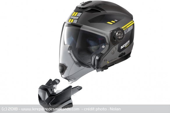 Le Nolan N70-2 GT en configuration jet