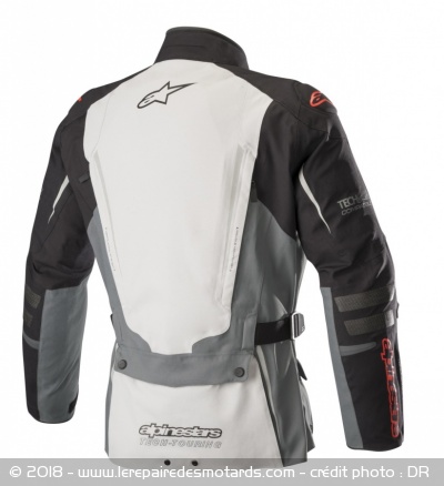 vue de dos de la veste Alpinestars Yaguara Drystar